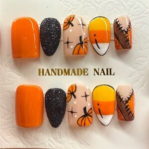 Halloween Themed Handmade Nail Set